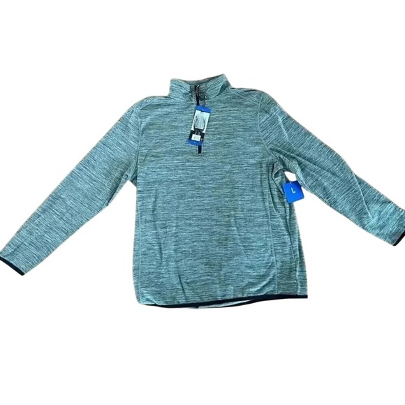 Avalanche 1/4 Zip‎ Pullover Green Sweatshirt Mens Size Large  Golf Performance - Picture 1 of 6
